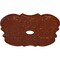 Ekena Millwork Flower Ceiling Medallion (Fits Canopies up to 6 1/4"), 29"OD x 3 5/8"ID x 1 3/8"P, Firebrick CM29FWFIF - alternate 4